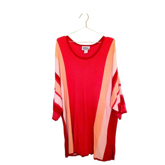 Anthony Richard’s vibrant color block tunic size 4X - Picture 1 of 6